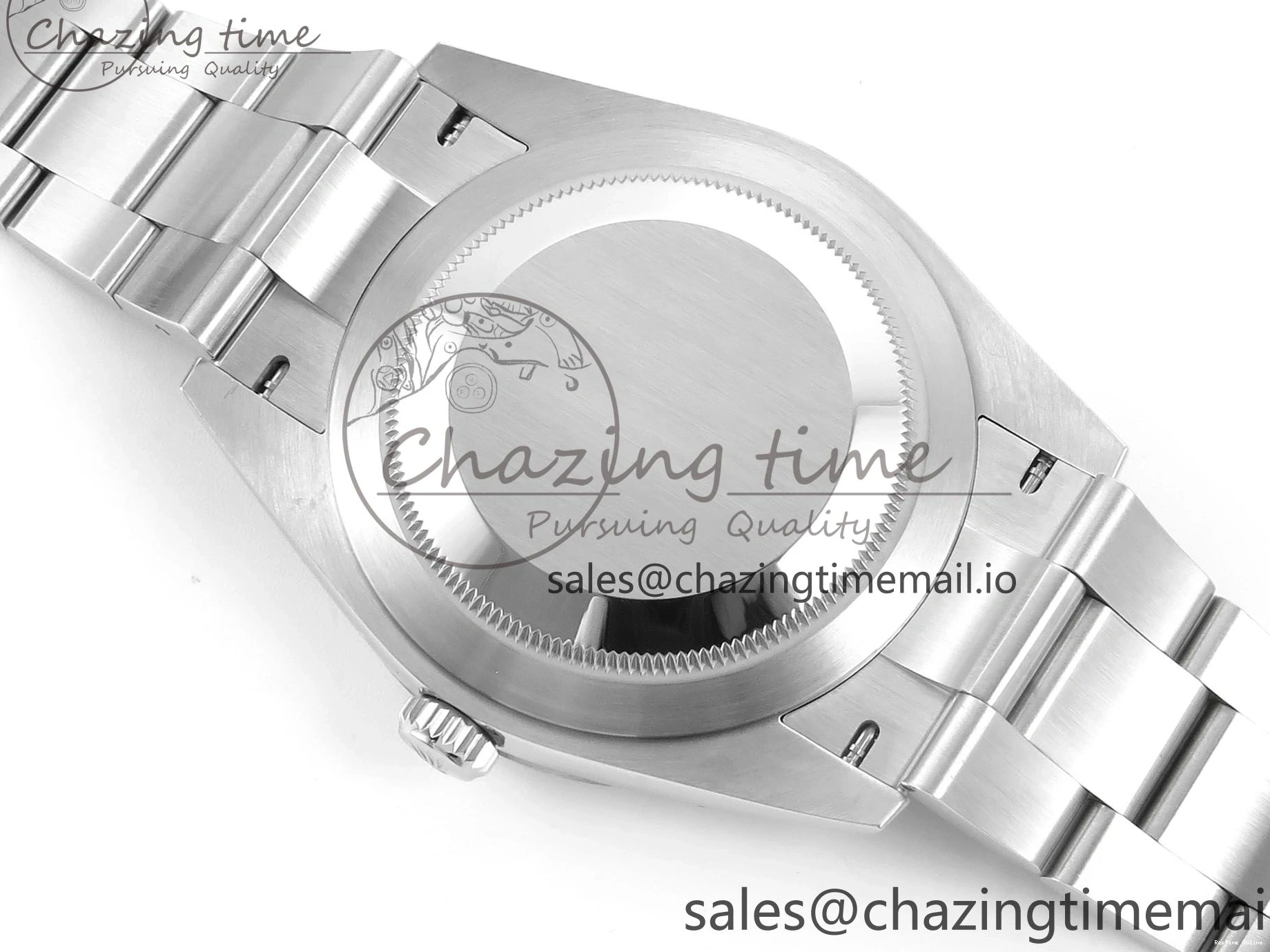 0204 Sustainable Oyster Perpetual 124300 41mm EWEF Best Edition 904L Steel Red Dial A 768